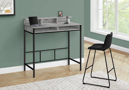 Bureau debout Melissa 47.25 avec compartiments - Gris|Bureau debout Melissa de 47,25 po à compartiments - gris