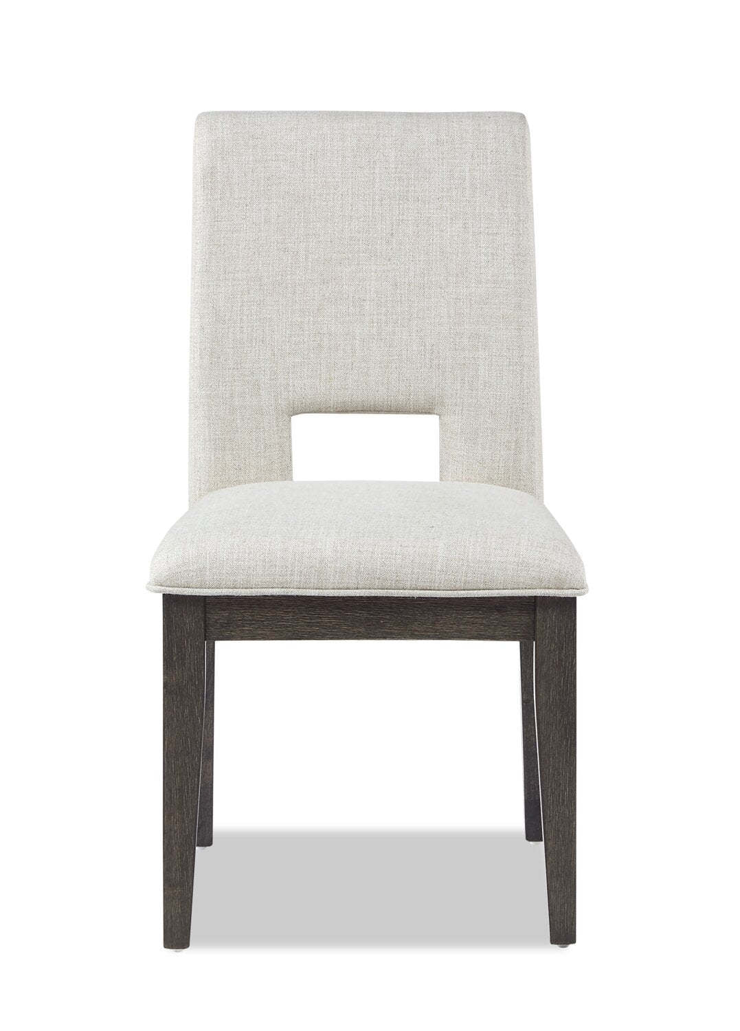 Zelda 7pc Dining Set with Table & 6 Chairs, 78-96W - White & Espresso Brown | Ensemble de salle à manger Zelda 7 pièces avec table de 78 po à 96 po (L) et 6 chaises - blanc et brun espresso