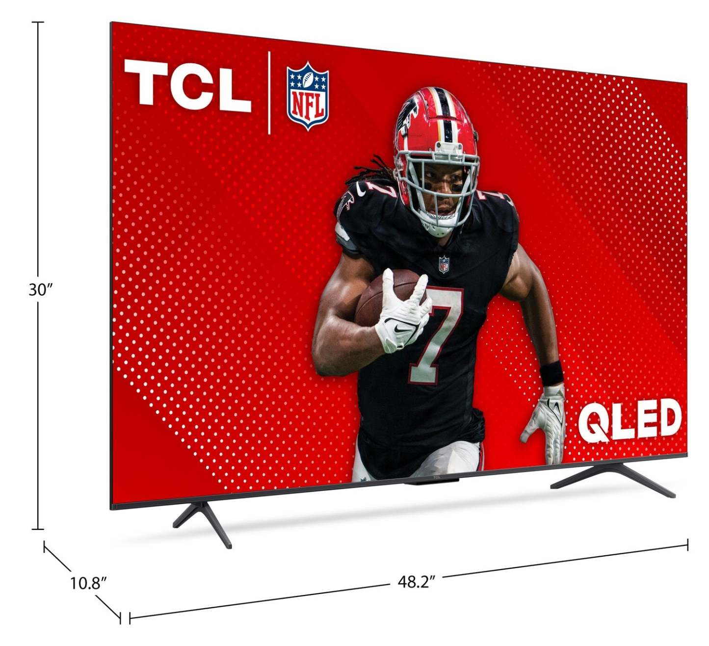Téléviseur intelligent Google TCL 55 Q65 QLED 4K UHD (55Q651G-CA) | Téléviseur intelligent QLED TCL Q65 UHD 4K de 55 po avec Google TVMC (55Q651G-CA)