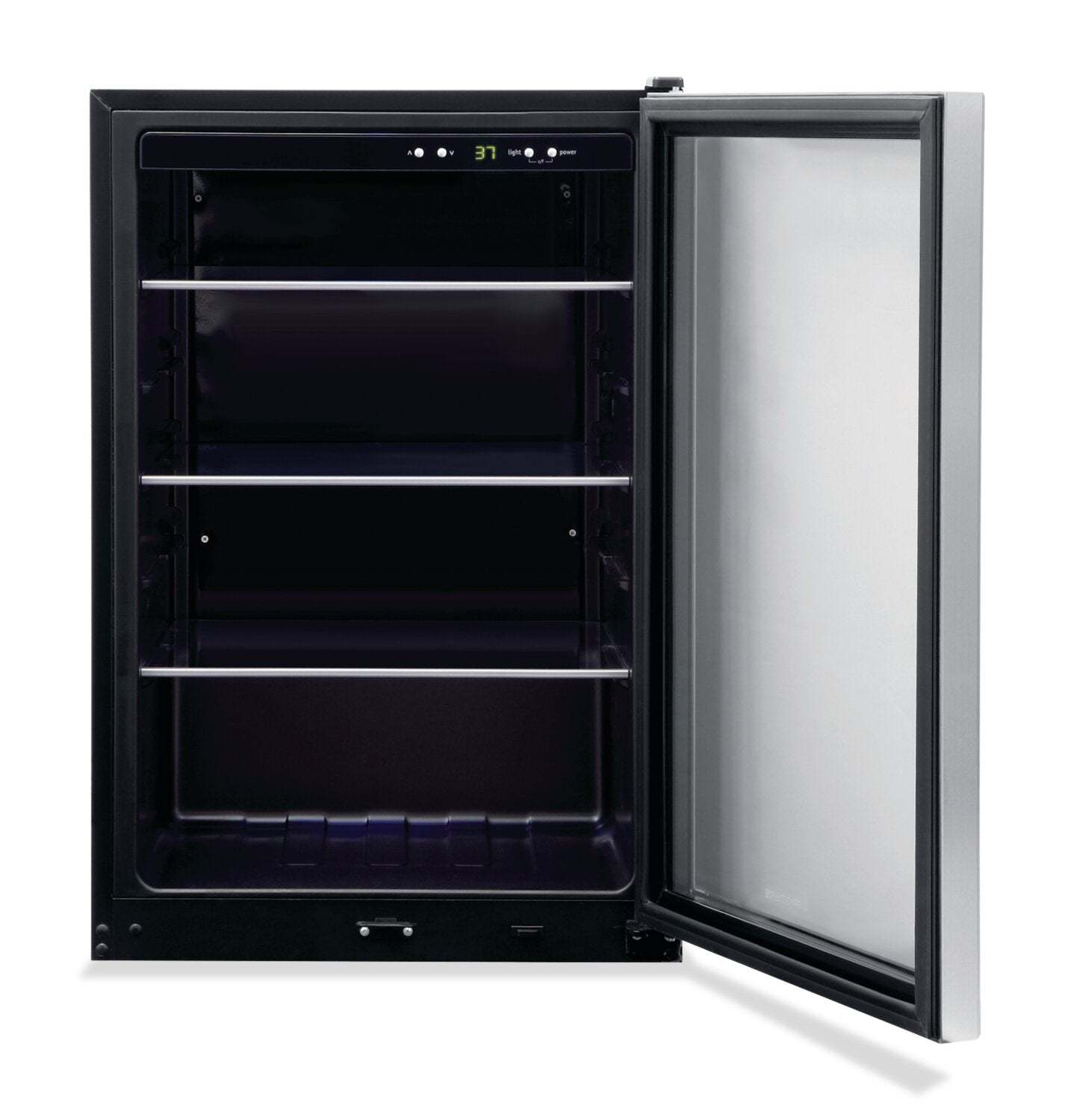 Frigidaire 21,5 4,6 Cu. Fort. 138 12 onces. Réfrigérateur central à boissons d'une capacité de canette - Acier inoxydable… | Réfrigérateur Frigidaire de 4,6 pi³ et de 21,5 po avec refroidisseur à boissons d'une capacité de 13…