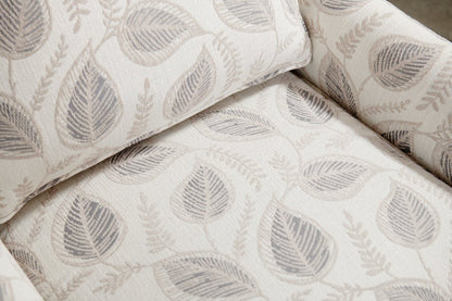 Fauteuil d'appoint club Sofa Lab personnalisable en tissu de 29 po avec pattes en bois - Prairie multicolore | Fabriqué au Canada Sofa Lab Fauteuil d'appoint personnalisable en tissu Club 29 avec pieds en bois - Prairie multicolore | CLUB1148