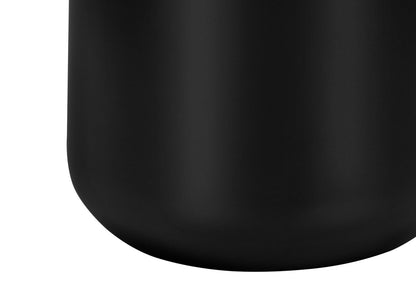 Lampe de table de 24 po béton noir avec abat-jour gris