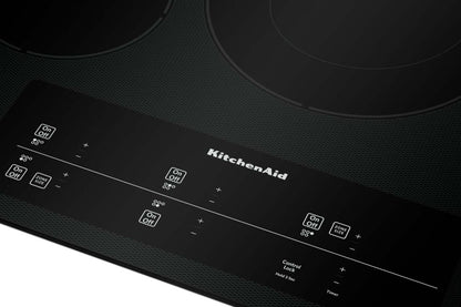 Table de cuisson électrique KitchenAid 30 à 5 éléments - Noir - KCES950KBL | Table de cuisson électrique KitchenAid de 30 po à 5 éléments - noire - KCES950KBL