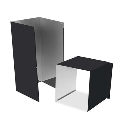 Extension de cache-conduit Café de 8' en noir mat - CX8DC9SPDS | Extension de couvre-conduit Café noir mat de 8 pi - CX8DC9SPDS | CX8DC9DS