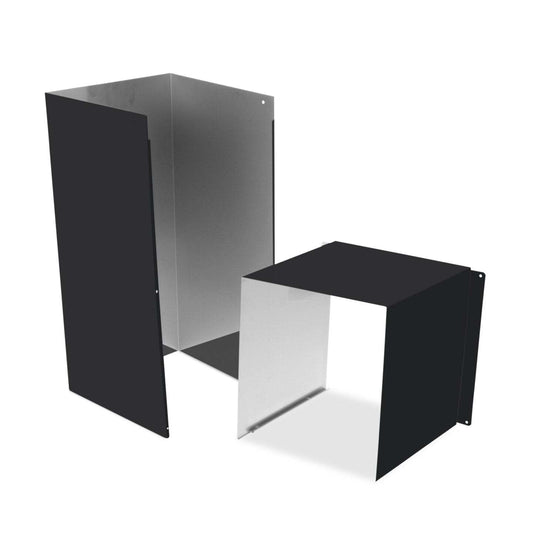 Extension de cache-conduit Café de 8' en noir mat - CX8DC9SPDS | Extension de couvre-conduit Café noir mat de 8 pi - CX8DC9SPDS | CX8DC9DS