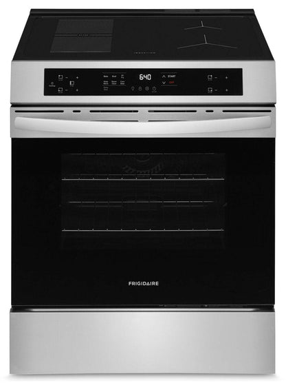 Frigidaire 5,3 pi³ Cuisinière à induction avec commandes à l’avant et friture à air - acier inoxydable - FCFI308CBS