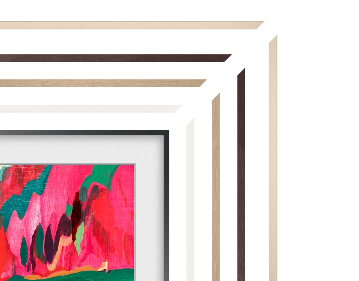 Cadre décoratif personnalisable pour téléviseur The Frame Pro de 75 po de Samsung - teck moderne