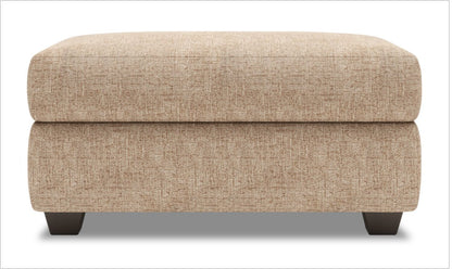 Fabriqué au Canada Canapé personnalisable Lab The Trunk 39 Pouf de rangement en tissu de chenille - Taupe de luxe | Pouf de rangement The Trunk de Sofa Lab de 39 po fabriqué au Canada en tissu de chenille - Taupe de luxe | TRUN2893