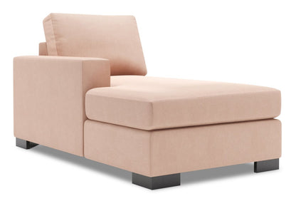 Sofa Lab Track LAF Chaise - Pax Rose | Fauteuil long de droite Track de la collection Sofa Lab - Pax Rose | TR243249