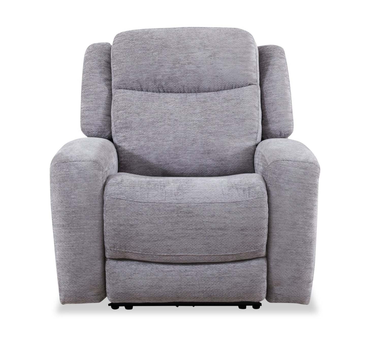 Atlantis 38 Fauteuil à inclinaison électrique en tissu avec port USB - gris tourterelle