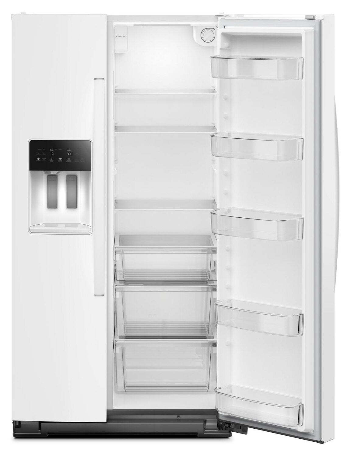 Réfrigérateur Whirlpool de 21 pi³ et de 36 po à compartiments juxtaposés - blanc - WRSC5536RW