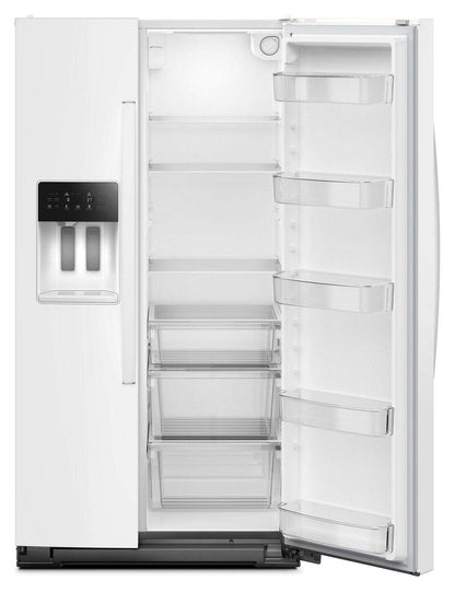 Réfrigérateur Whirlpool de 21 pi³ et de 36 po à compartiments juxtaposés - blanc - WRSC5536RW