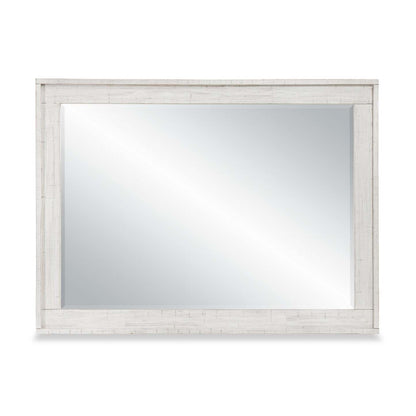 Miroir de commode de chambre à coucher Haven - Blanc | Miroir de commode de chambre à coucher Haven - blanc