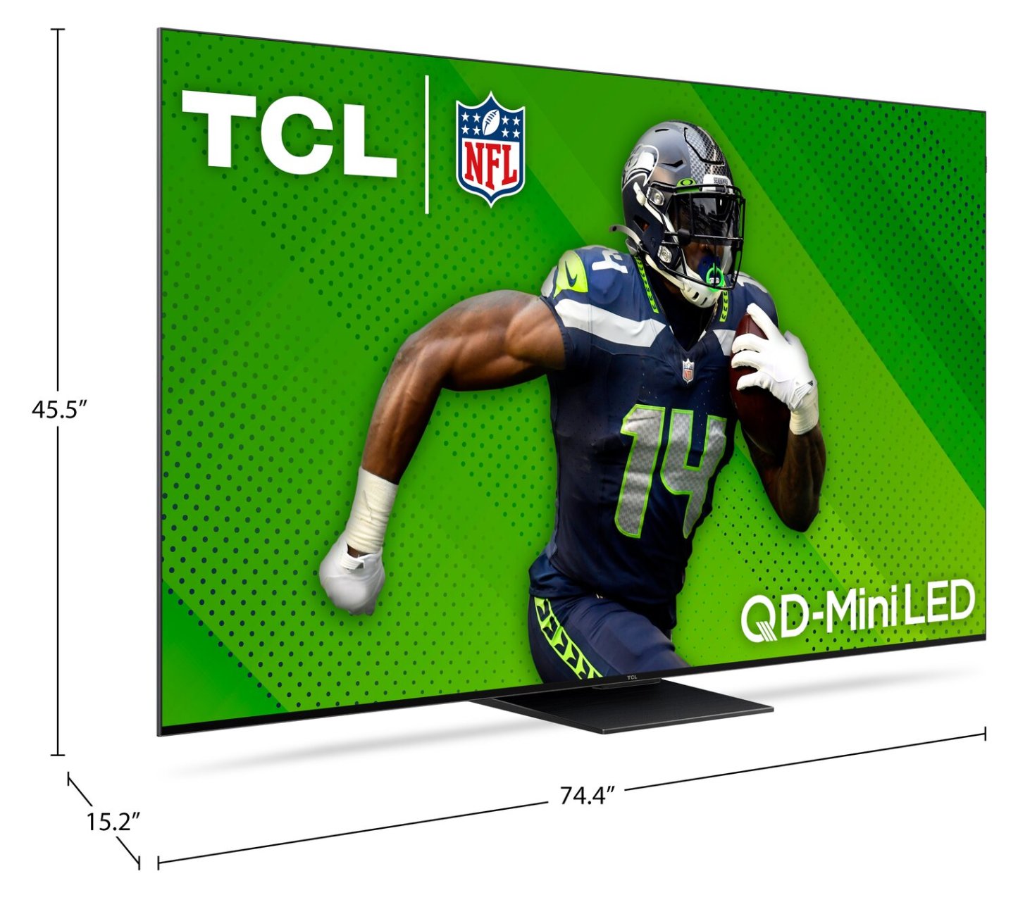 TCL 85 QLED Mini LED 4K UHD HDR Ultra IMAX Enhanced 120Hz Google Smart TV (85QM751G) | Téléviseur intelligent QLED à mini DEL de TCL UHD 4K de 85 po à 120 Hz avec HDR Ultra, FreeSyncMC AMD et Google TVMC (85QM751G)