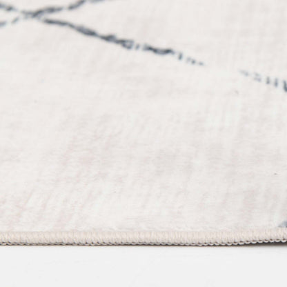 Tapis lavable ivoire Selin – 5' x 7' | Tapis Selin ivoire lavable - 5 pi x 7 pi