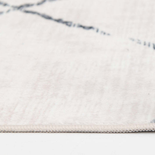 Tapis lavable ivoire Selin – 5' x 7' | Tapis Selin ivoire lavable - 5 pi x 7 pi