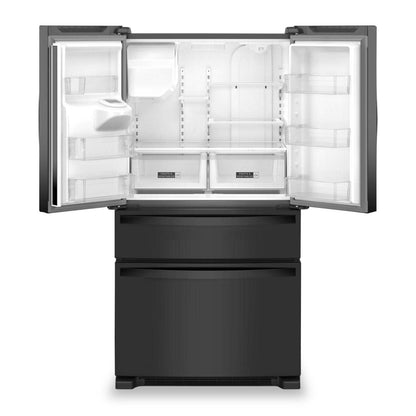 Réfrigérateur Whirlpool de 36 po et de 24,5 pi³ à portes françaises - noir - WRMF3636RB | WRMF36RB