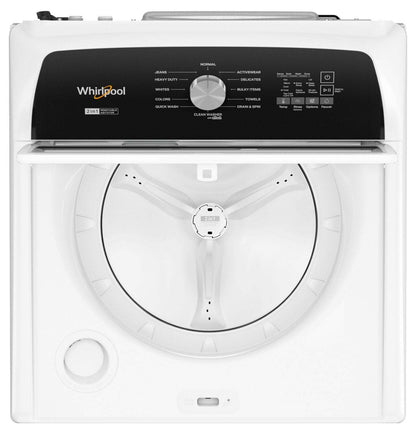 Laveuse Whirlpool à chargement par le haut de 5,4 pi³ - blanche - WTW5057LW | Whirlpool 5.4 Cu. Ft. Top-Load Washer - White - WTW5057LW
