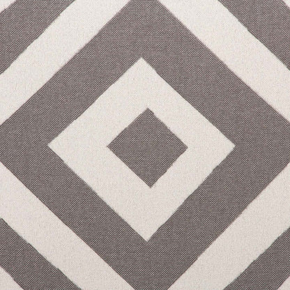 Fabriqué au Canada Cindy Crawford Home Fauteuil d'appoint Kylie 32 en tissu d'apparence lin - Charbon Carré | Fauteuil d'appoint Kylie de Cindy Crawford Home de 32 po fabriqué au Canada en tissu d'apparence lin - carré anthracite