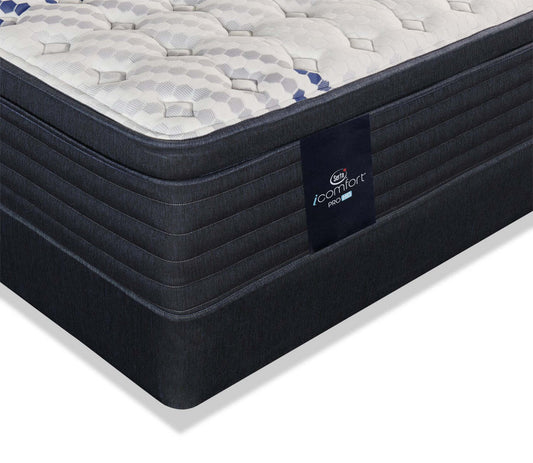 Serta iComfort Hybrid ProHD Vanguard 2.0 Eurotop Queen Mattress Set | Ensemble matelas à Euro-plateau ProHD Vanguard 2.0 Hybrid iComfortMD de Serta pour grand lit | VNGRD2QP