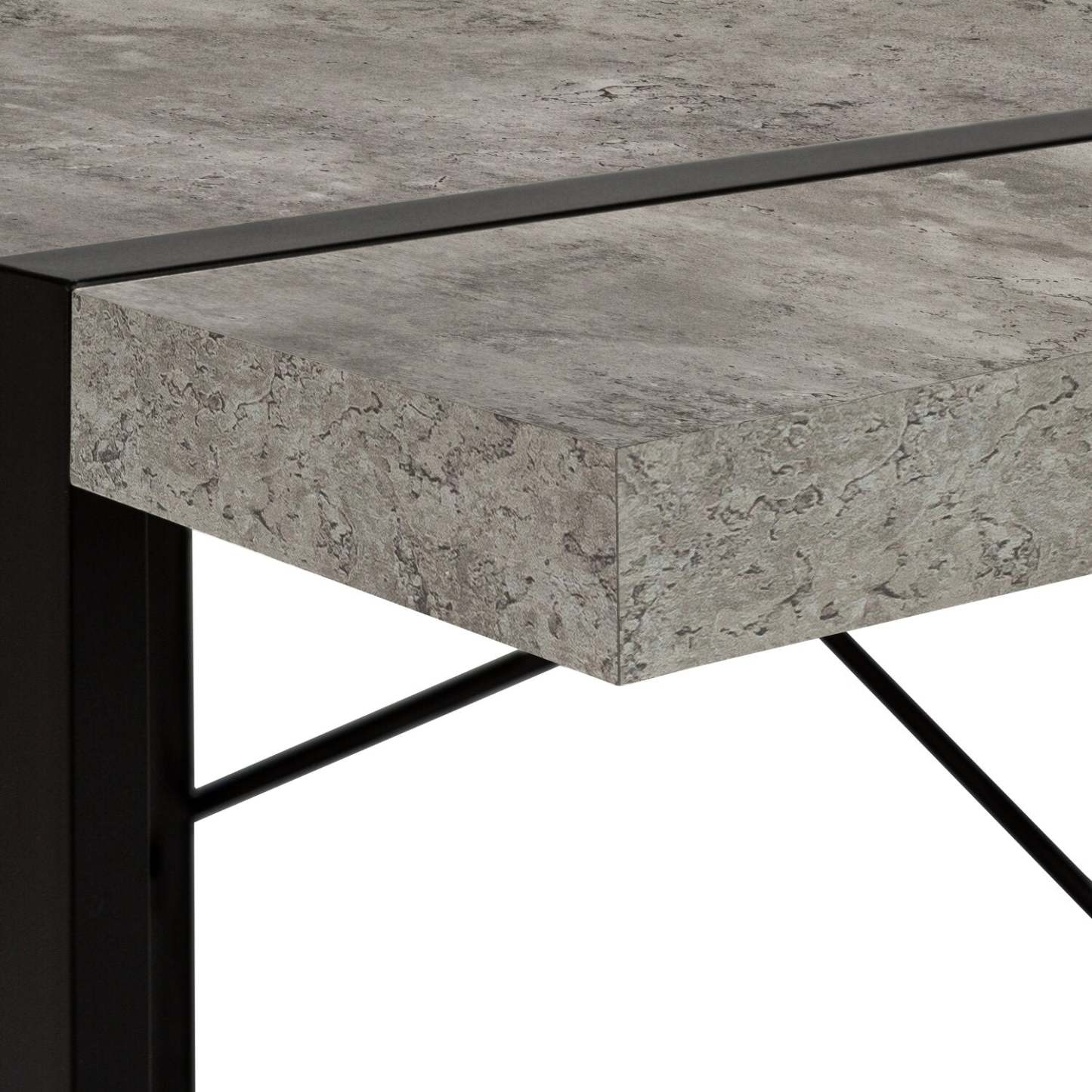 Bureau Avery 49 - aspect béton gris|Bureau Avery de 49 po - apparence béton gris