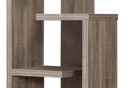 Bibliothèque ouverte Hayley 18,5 4 étagères - Taupe|Bibliothèque ouverte Hayley de 18,5 po à 4 tablettes - taupe