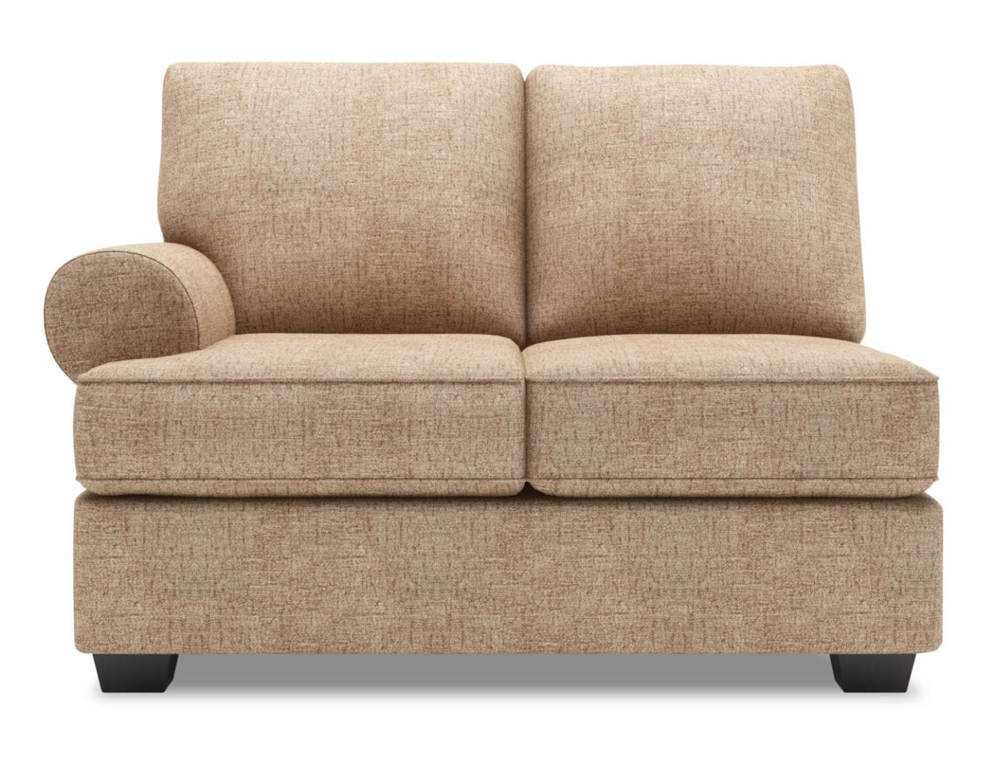 Canapé Lab Roll LAF Causeuse - Luxe Taupe | Causeuse de gauche Roll de la collection Sofa Lab - Luxe Taupe | RO232893