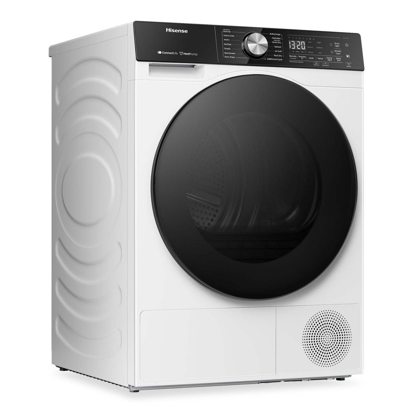 Sécheuse Hisense de 24 po et 4,5 pi3 avec technologie de pompe à chaleur sans conduit - blanche - DH5S452BW | Hisense 24 4.5 Cu. Ft. Dryer with Ventless Heat Pump Technology - White - DH5S452BW