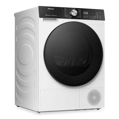Sécheuse Hisense de 24 po et 4,5 pi3 avec technologie de pompe à chaleur sans conduit - blanche - DH5S452BW | Hisense 24 4.5 Cu. Ft. Dryer with Ventless Heat Pump Technology - White - DH5S452BW