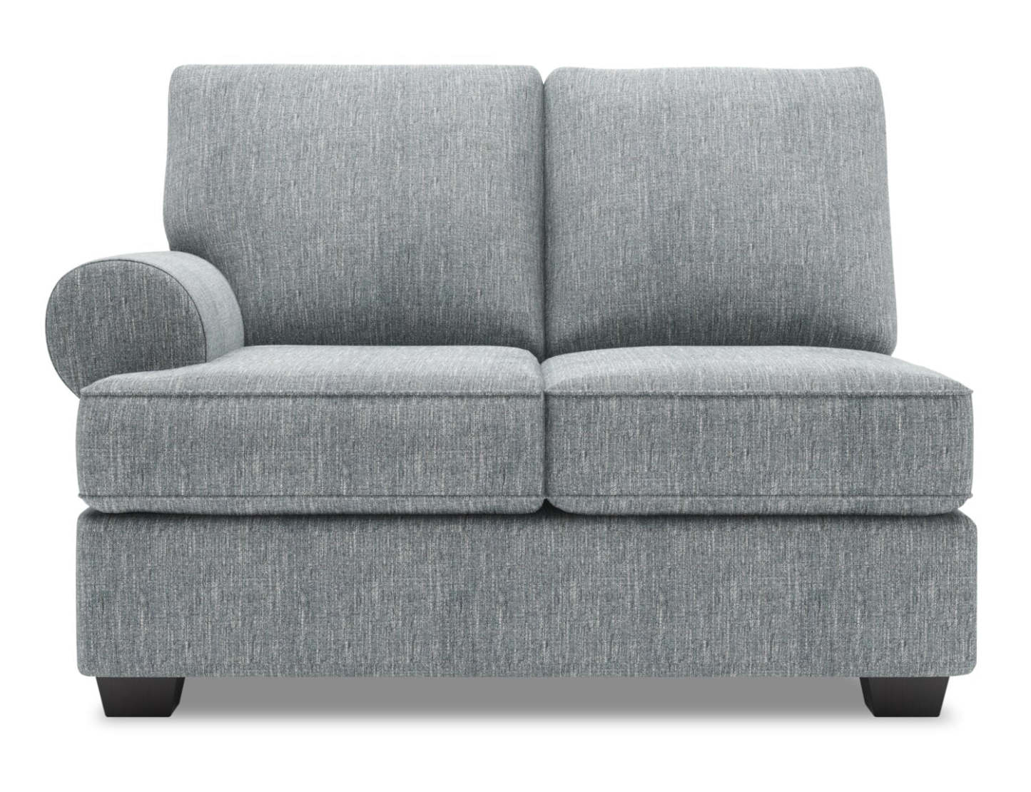 Sofa Lab Roll LAF Loveseat - Luna Pewter | Causeuse de gauche Roll de la collection Sofa Lab - Luna Pewter | RO232291