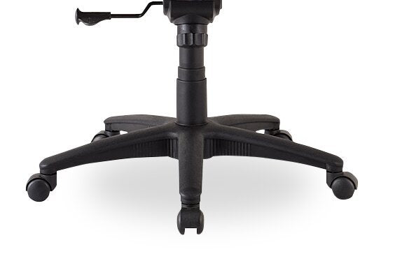 Chaise de bureau Dante de Tempur-Pedic de 26,4 po - bleue marine avec dossier à mailles