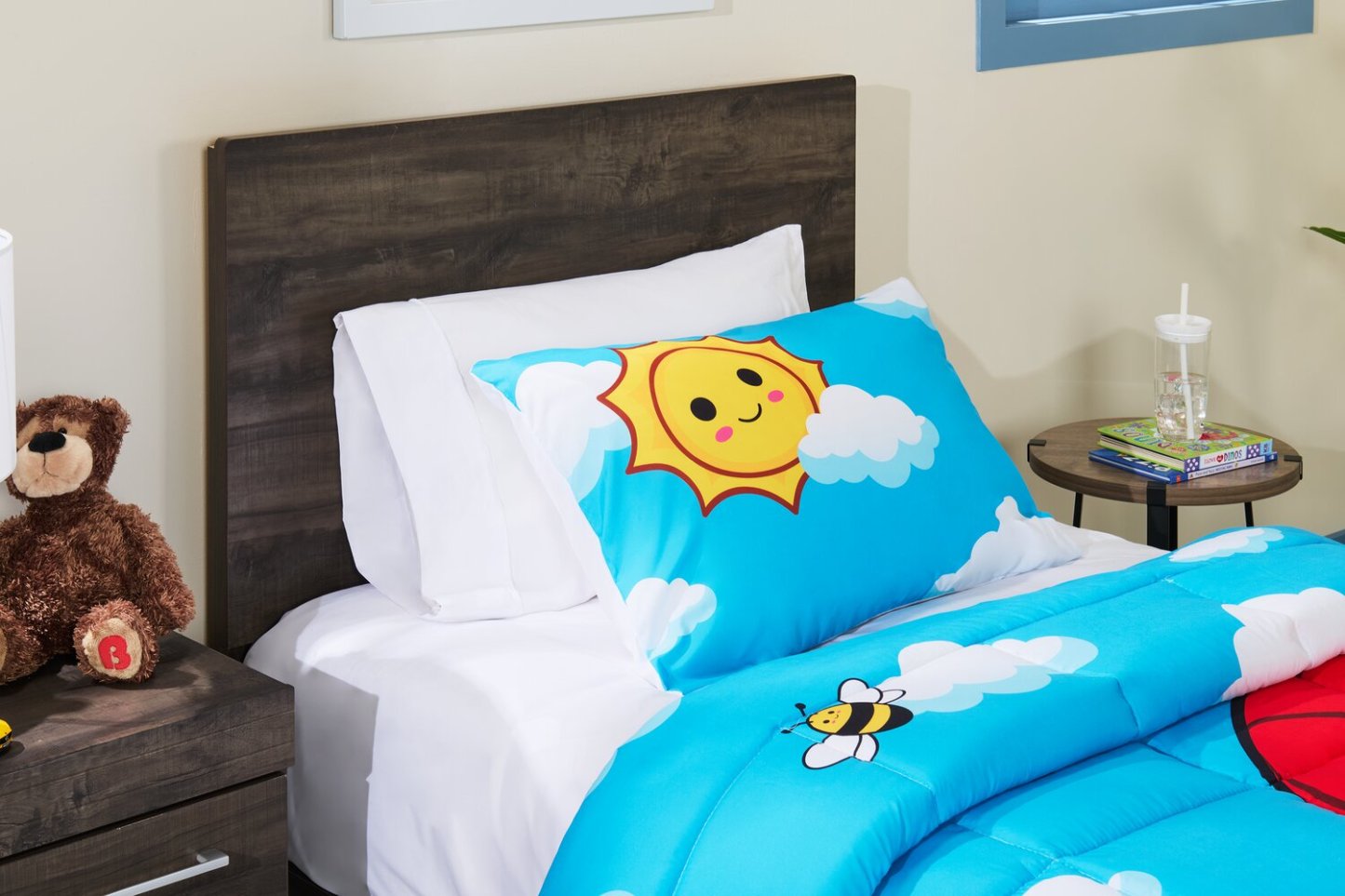 Ensemble d'édredon simple 2 pièces Brickley | Ensemble d'édredon Brickley 2 pièces pour lit simple