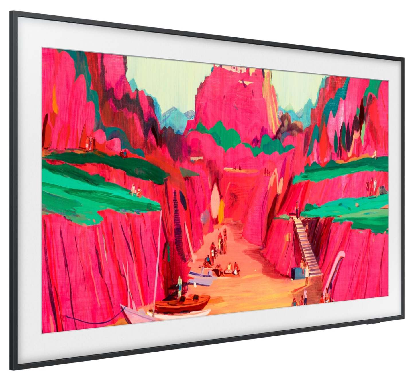 SAMSUNG 85 LS03FW The Frame Neo QLED Vision AI 4K UHD Smart Tizen OS TV (QN85LS03FWFXZC) - Modèle 2025 | Téléviseur intelligent Neo QLED SAMSUNG LS03FW The Frame UHD 4K de 85 po avec Vision AI et système d’exploitation Tizen (QN85LS03FWFXZC) - modèle 2025