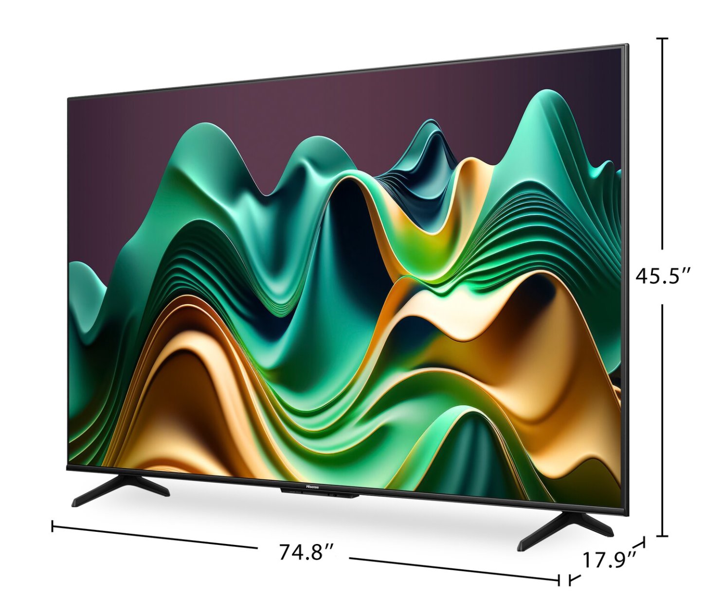 Hisense 85 QLED Mini LED 4K UHD HDR10+ Dolby Vision 60Hz Google Smart TV (85U68N) | Téléviseur intelligent QLED à mini DEL de Hisense UHD 4K de 85 po à 60 Hz avec HDR10+, Dolby VisionMC et Google TVMC (85U68N)
