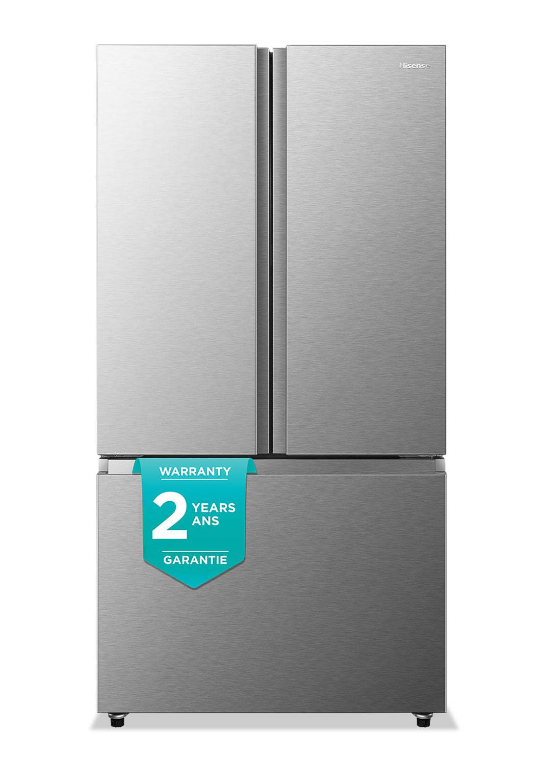 Réfrigérateur Hisense de 22,5 pi³ et de 36 po à portes françaises - acier inoxydable - RF225A3CSE | Hisense 36 22,5 Cu. Ft. French-Door Refrigerator - Stainless Steel - RF225A3CSE
