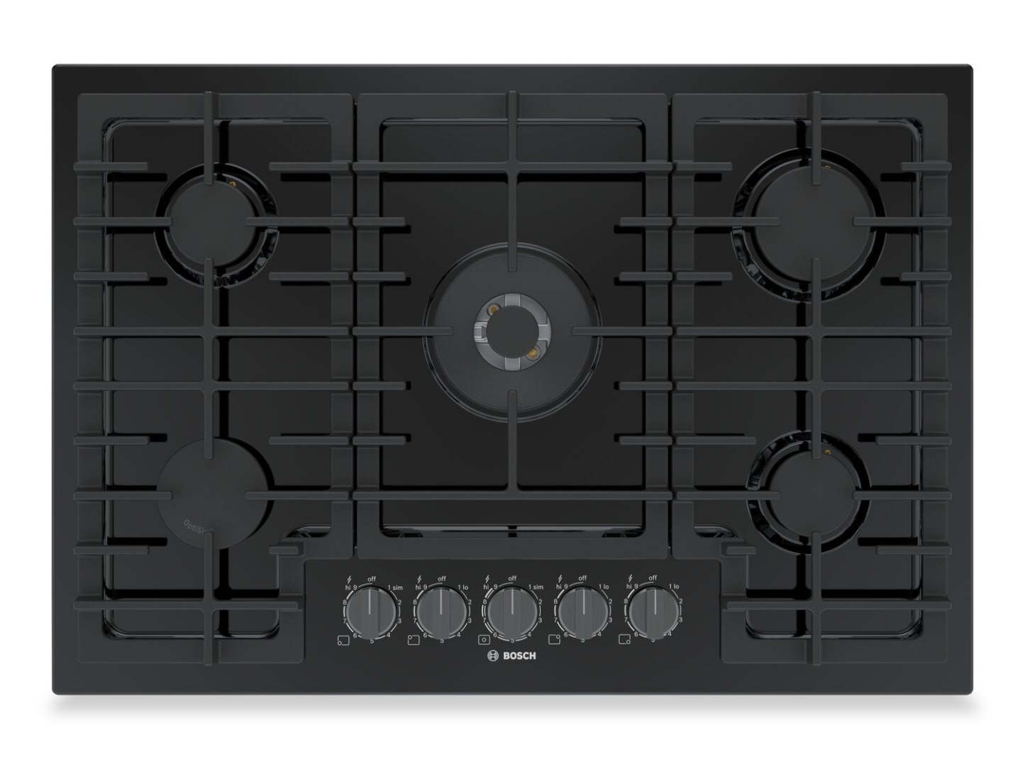 Bosch Cuisinière à Gaz Série 30 800 avec Brûleur Puissant à Flamme Double - NGM8049UC | Surface de cuisson à gaz Bosch de série 800 de 30 po avec brûleur puissant à flamme double - NGM8049UC | NGM804UC
