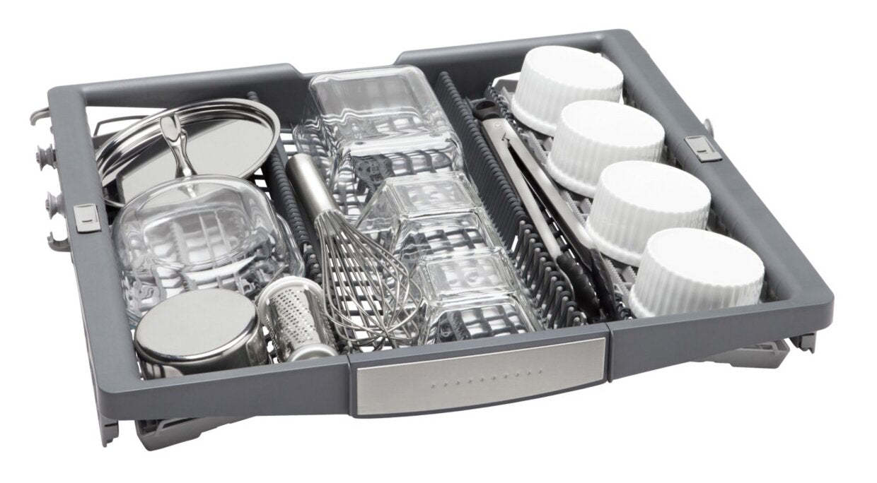 Lave-vaisselle intelligent Bosch série 800 avec CrystalDry™ et troisième panier - SHE78CM5N | Lave-vaisselle intelligent Bosch de série 800 avec CrystalDry™ et 3e panier - SHE78CM5N | SHE7CM5N