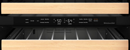 Réfrigérateur à vin KitchenAid de 5 pi³ et de 24 po sous le comptoir - acier inoxydable - KUWL214KSB | KitchenAid 24 5 Cu. Ft. Undercounter Wine Refrigerator - Stainless Steel - KUWL214KSB