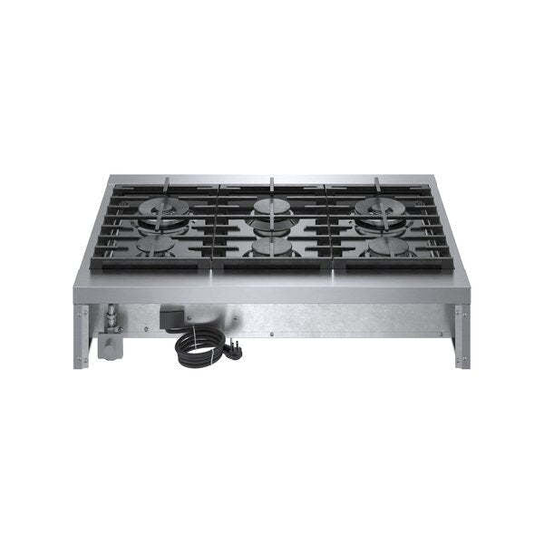Table de cuisson à gaz à 6 brûleurs Bosch série 800 36 - RGM8658UC | Surface de cuisson à gaz Bosch de série 800 de 36 po à 6 brûleurs– RGM8658UC | RGM8658C