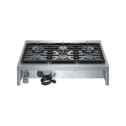 Table de cuisson à gaz à 6 brûleurs Bosch série 800 36 - RGM8658UC | Surface de cuisson à gaz Bosch de série 800 de 36 po à 6 brûleurs– RGM8658UC | RGM8658C