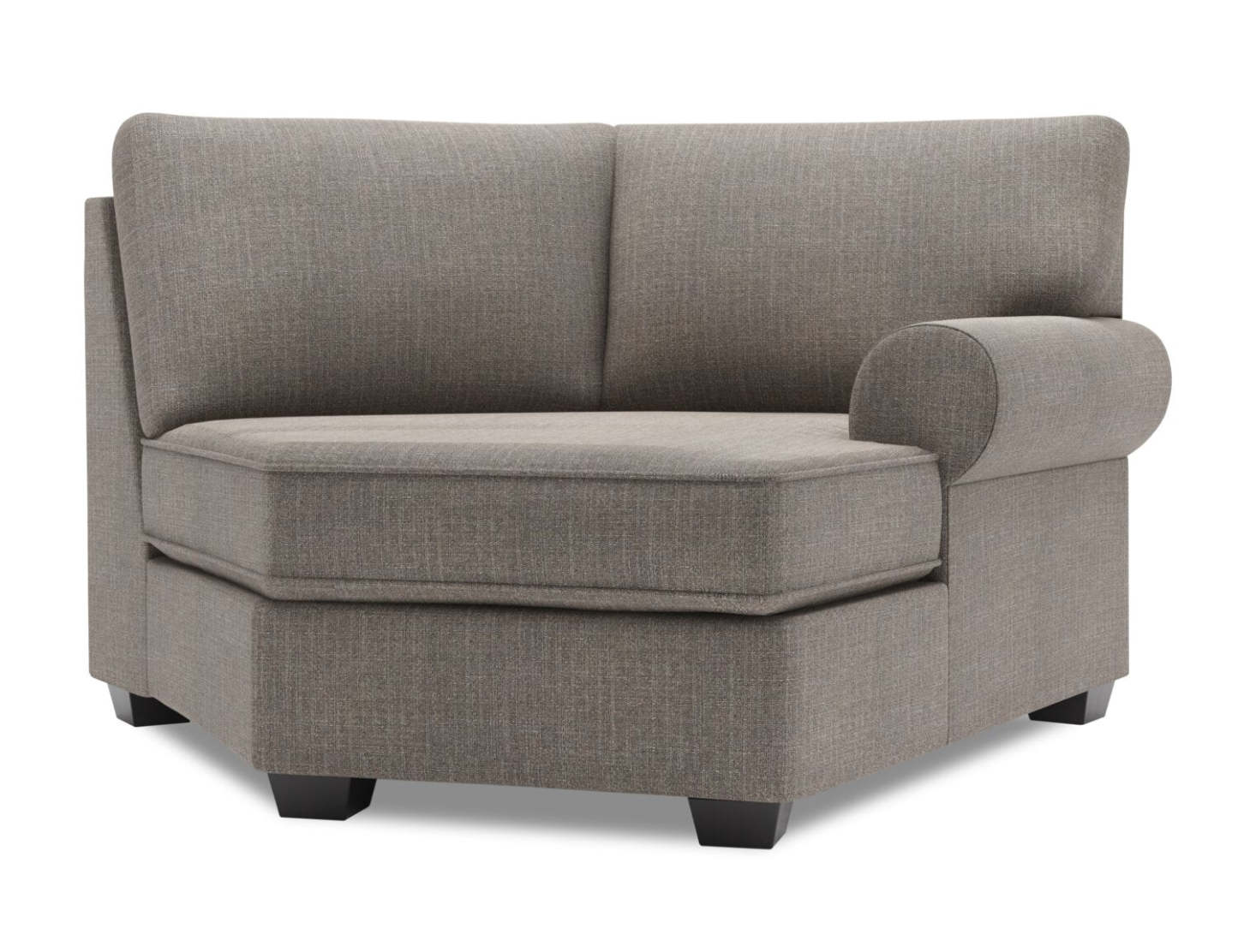 Canapé Lab Roll RAF Cuddler - Luna Smoke | Fauteuil Cuddler de droite Roll de la collection Sofa Lab - Luna Smoke | RO862391