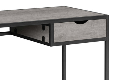 Bureau Everly de 42,25 po avec tiroir - gris