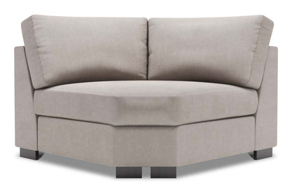 Sofa Lab Track Curved Wedge - Pax Slate | Fauteuil courbé en coin Track de la collection Sofa Lab - Pax Slate | TR843049