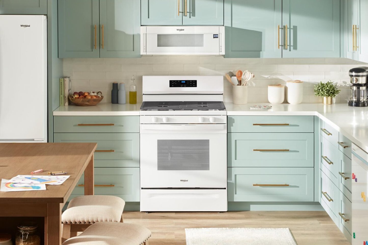 Cuisinière à gaz Whirlpool de 30 po et de 5,3 pi³ avec brûleur SpeedHeat™ - WFGS3530RW | Cuisinière à gaz Whirlpool de 5,3 pi³ et de 30 po avec brûleur SpeedHeatMC - WFGS3530RW | WFGS353W