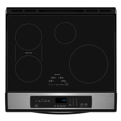 Whirlpool 6,4 pi3 Cuisinière à induction avec friture à air sans préchauffage - acier inoxydable - WSIS5030RZ | Cuisinière à induction Whirlpool de 6,4 pi3 avec friture à air sans préchauffage - acier inoxydable - WSIS5030RZ | SMSI503Z