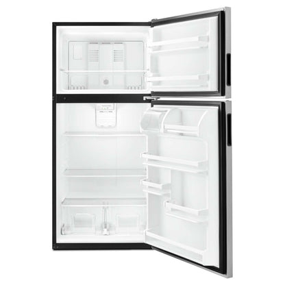 Réfrigérateur Amana de 30 pi³ et de 18 po à congélateur supérieur - acier inoxydable - ART318FFDS | Amana 30 18 Cu. Ft. Top-Mount Refrigerator - Stainless Steel - ART318FFDS