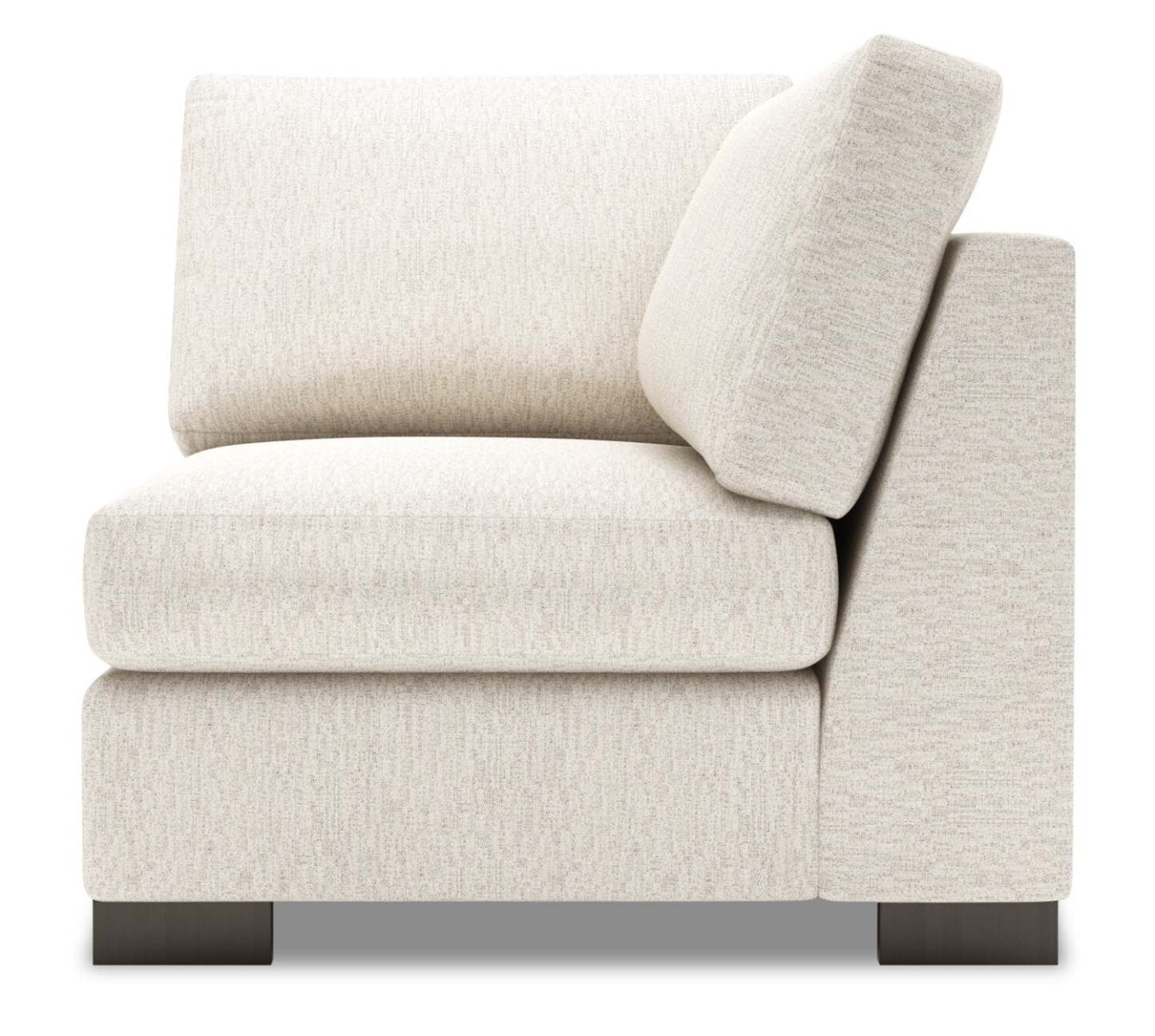 Fauteuil carré en coin Track de la collection Sofa Lab - Luxury Sand | TR883093
