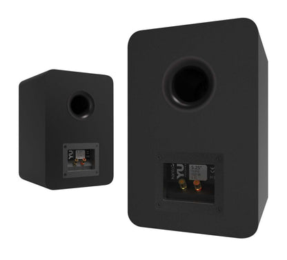 Kanto YU Enceintes bibliothèque passives 5,25 avec 1 tweeter à dôme en soie - Noir | Haut-parleurs d'étagère passifs Kanto YU 5,25 po avec haut-parleur d'aigus 1 po, dôme en soie -noirs | YUP6BSPK