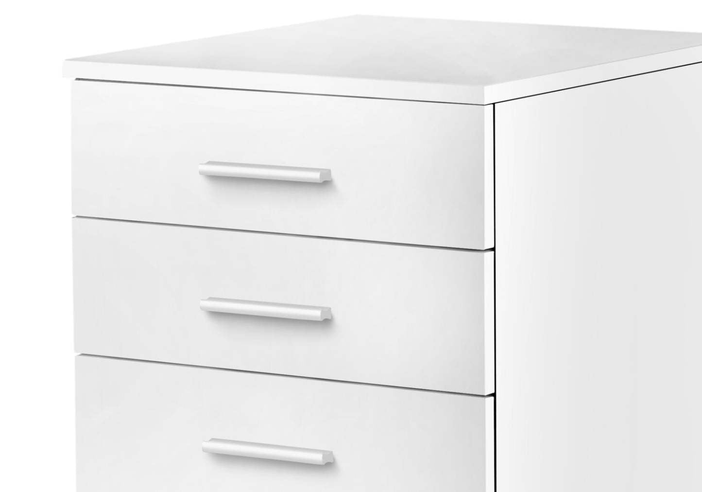 Clayton 15,75 3-Drawer Classeur - Blanc|Classeur Clayton de 15,75 po à 3 tiroirs - blanc