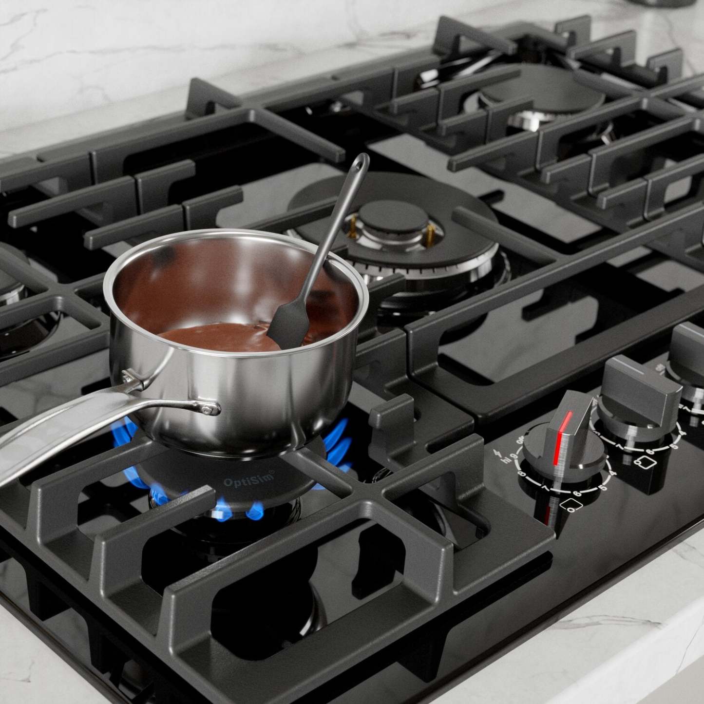 Bosch Cuisinière à Gaz Série 30 800 avec Brûleur Puissant à Flamme Double - NGM8049UC | Surface de cuisson à gaz Bosch de série 800 de 30 po avec brûleur puissant à flamme double - NGM8049UC | NGM804UC